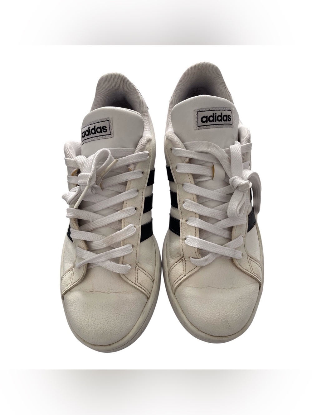 Adidas Women's White Sneakers, 81/2. - Picture 8 of 8